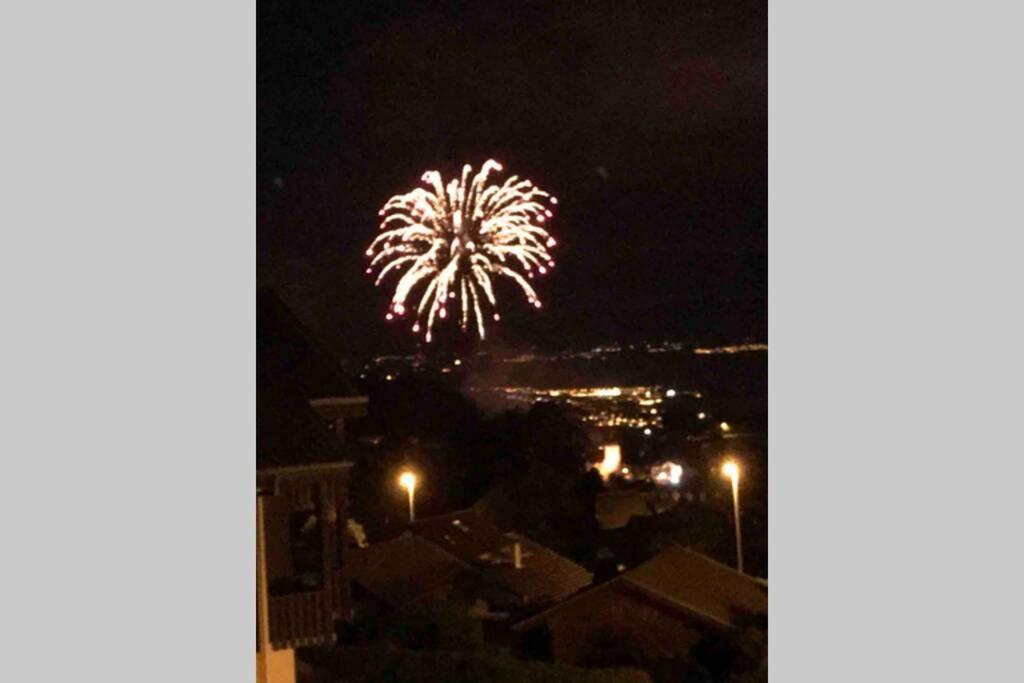Duplex En Station Vue Sur Lac Leman Thollon-les-Memises Buitenkant foto
