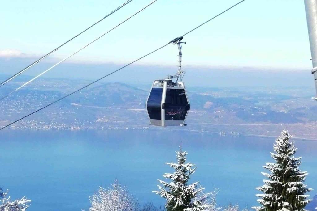Duplex En Station Vue Sur Lac Leman Thollon-les-Memises Buitenkant foto