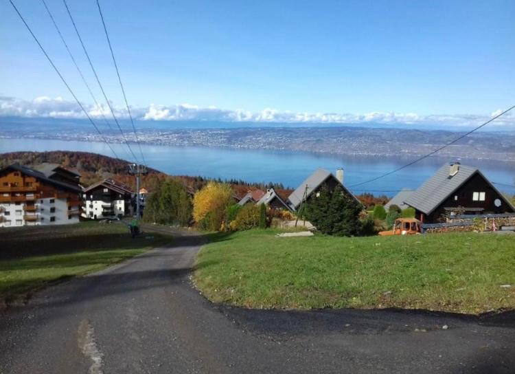 Duplex En Station Vue Sur Lac Leman Thollon-les-Memises Buitenkant foto